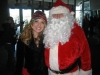 Sarah Buxton Rides In Parade With Santa Claus